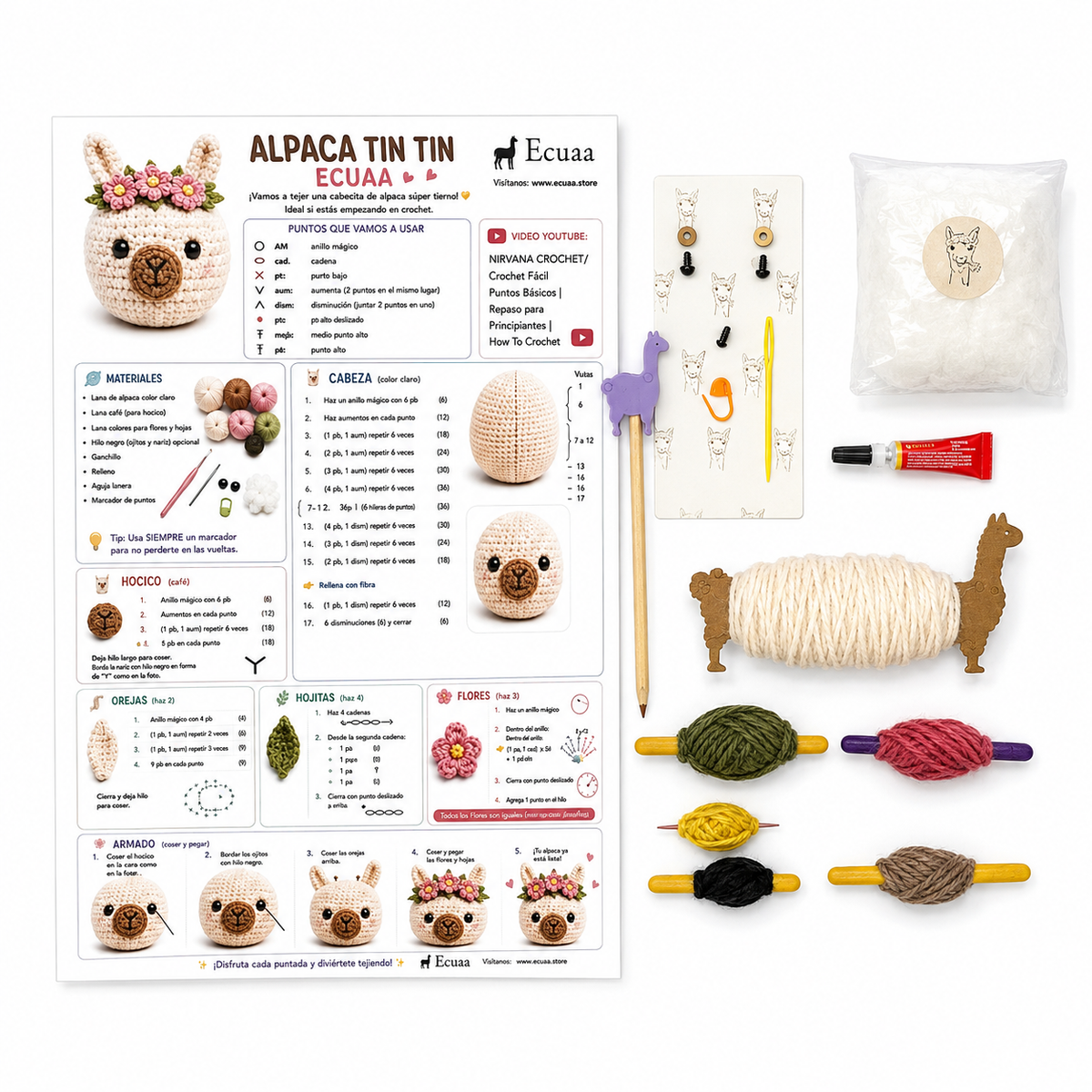Alpaca TinTin – Alpaka-Set