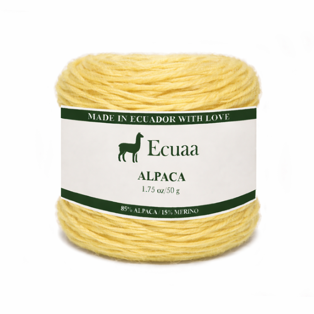 85% alpaca yarn skein in golden honey