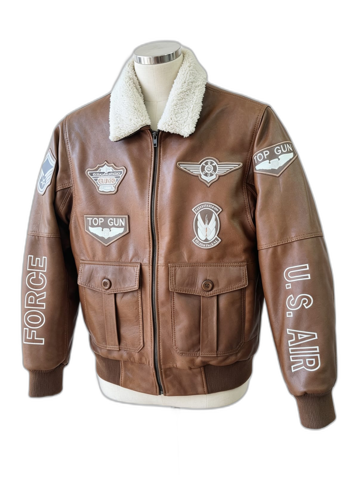 Chaqueta Aviator — Cuero Genuino