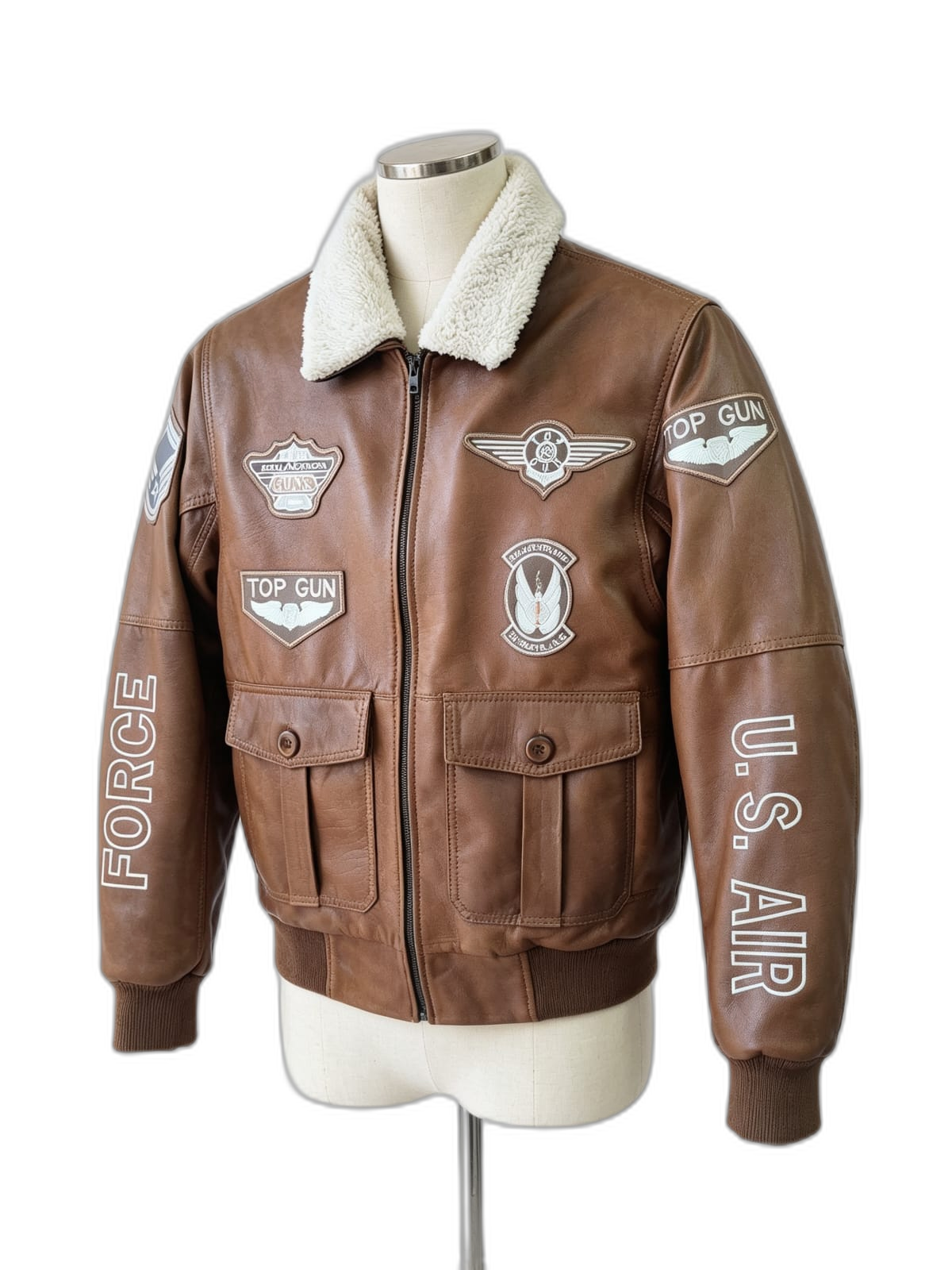 Chaqueta Aviator — Cuero Genuino