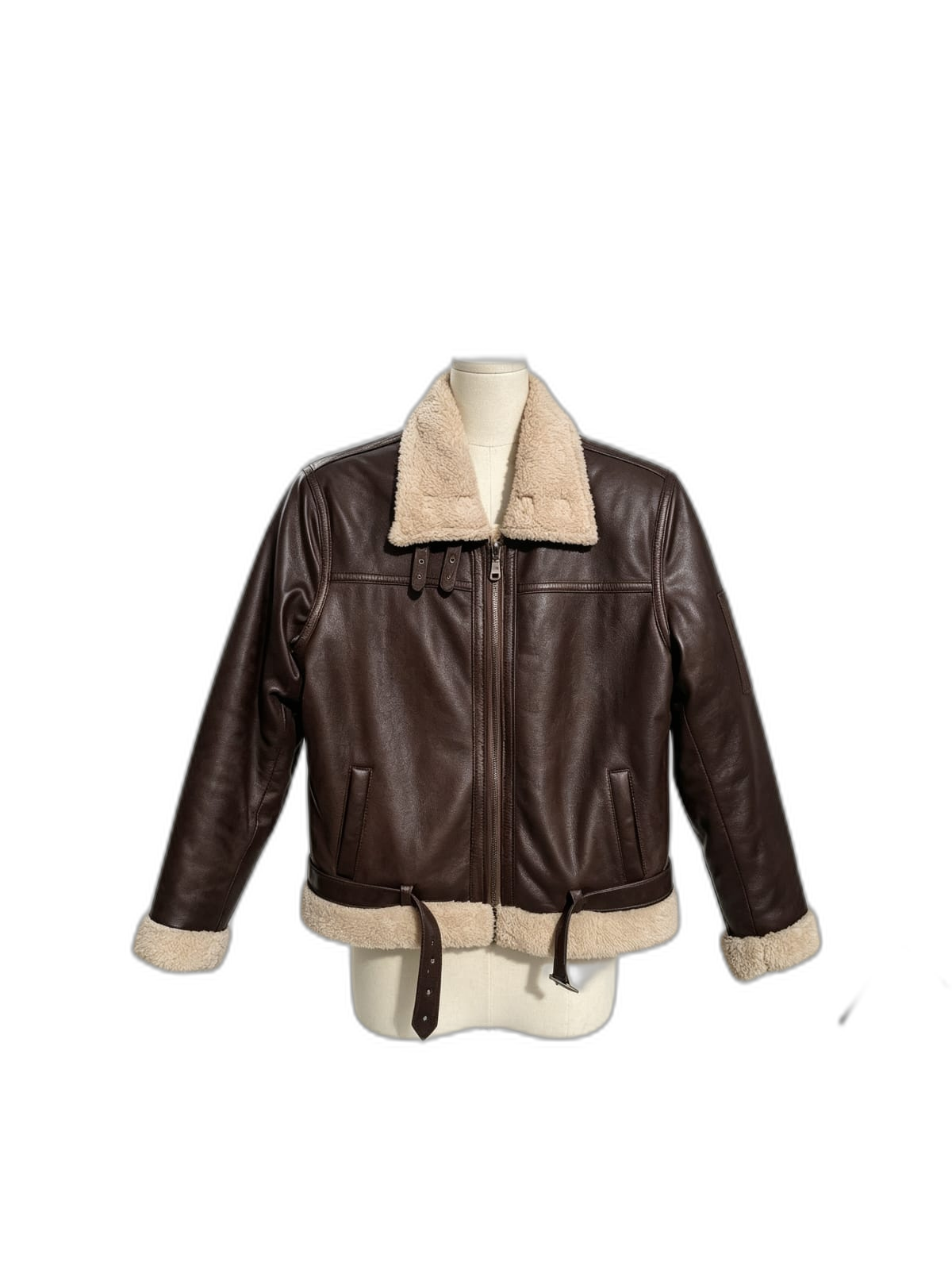 Chaqueta Maverick de cuero genuino hecho a mano en Quito, Ecuador - vista 10