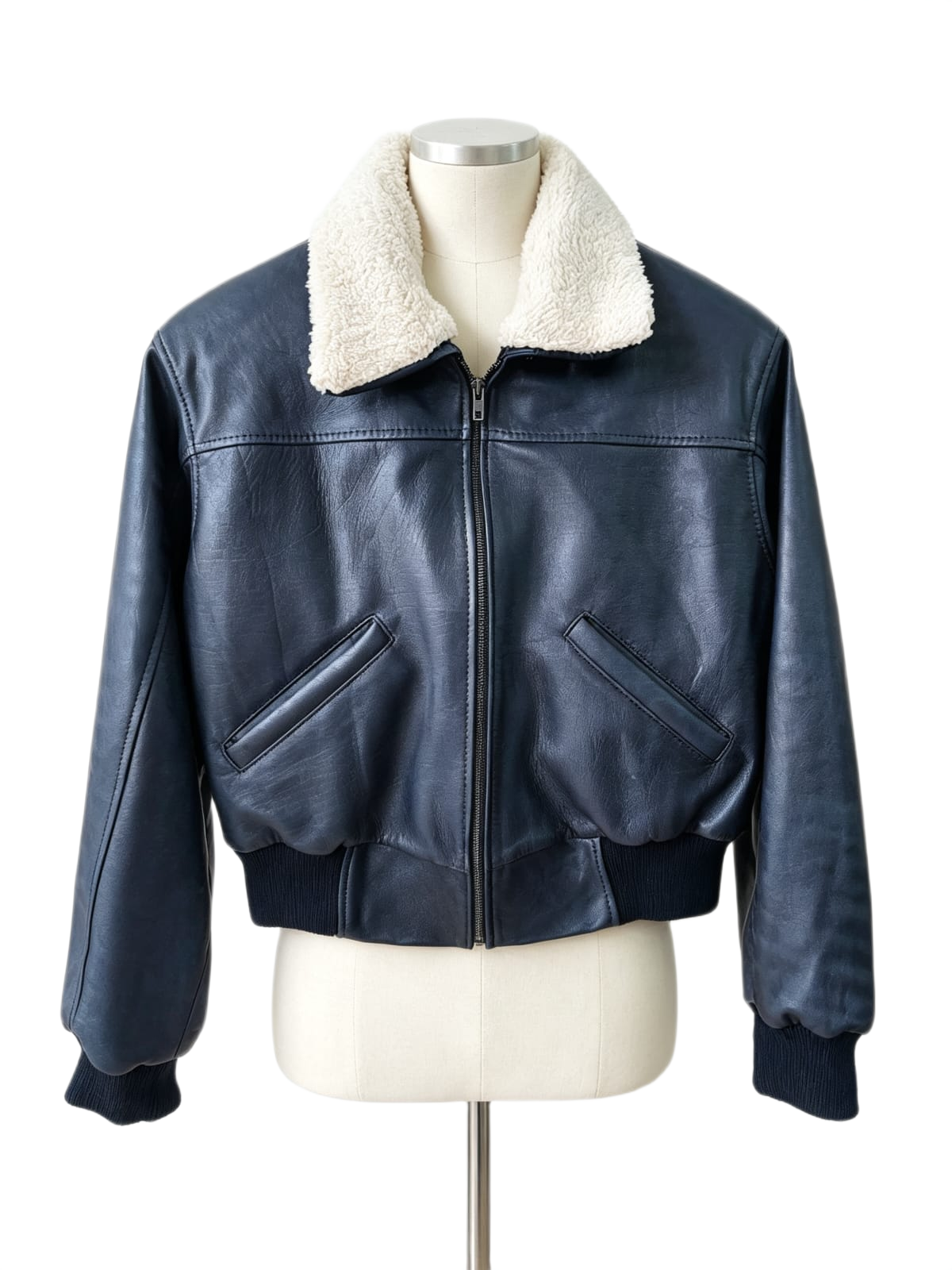 Chaqueta Milán de cuero genuino hecho a mano en Quito, Ecuador - vista 4